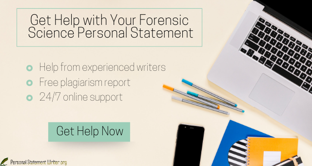 personal statement for forensic science