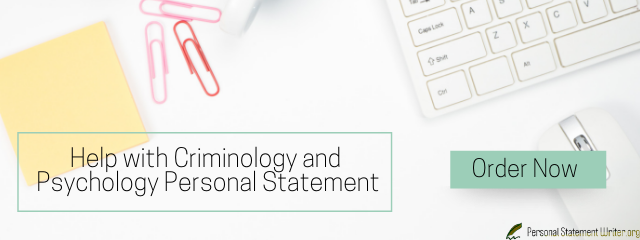 good criminology personal statements