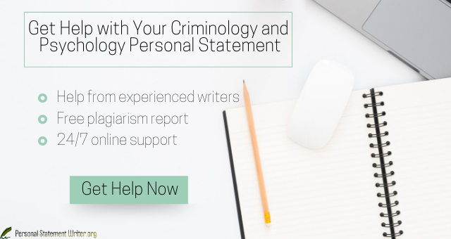 criminology personal statements