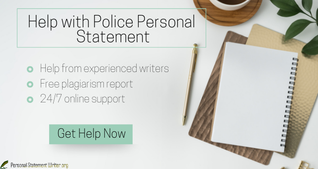 police personal statement uk