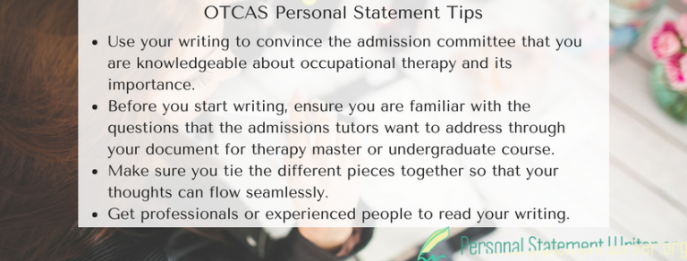 occupational therapy personal statement uk