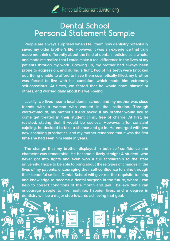 Top Dental School Personal Statement Writing Service