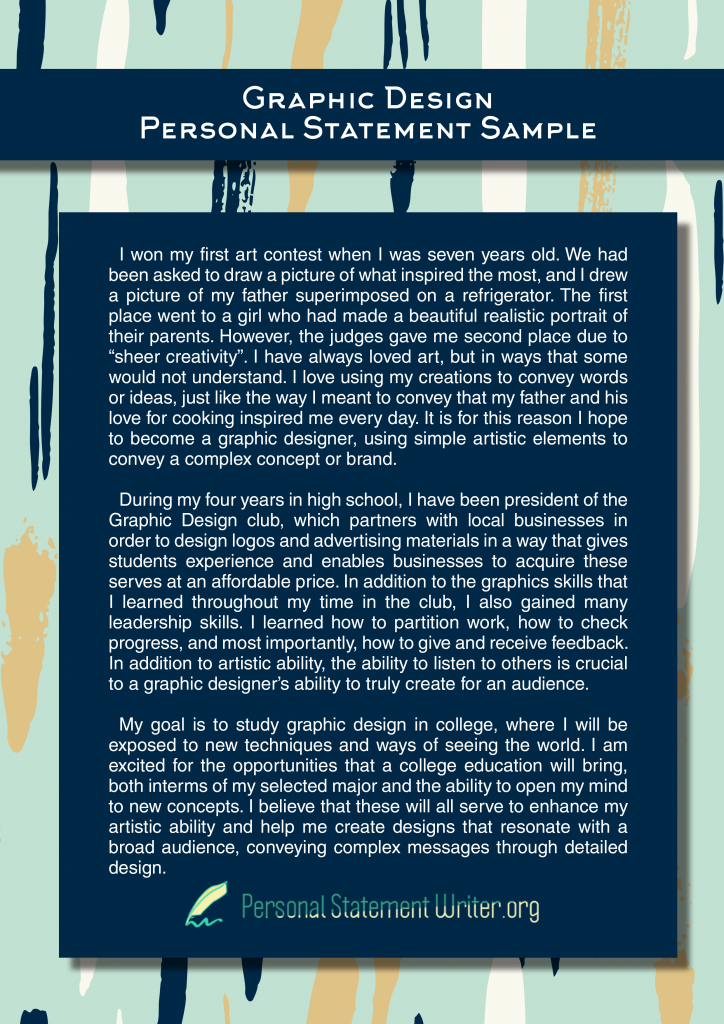 video game design personal statement