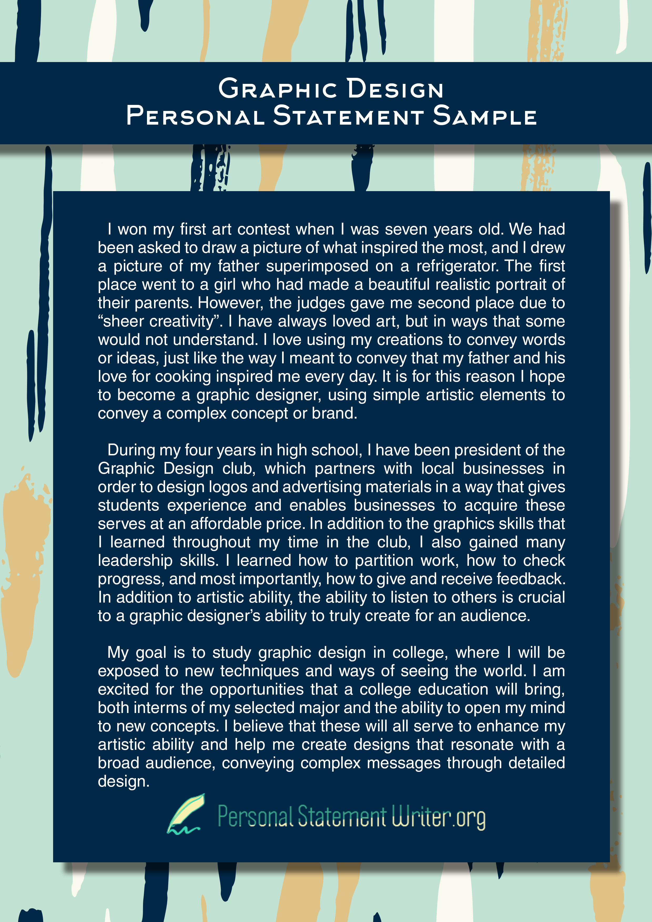 Graphic Design Personal Statement Writing to Make You Stand Out