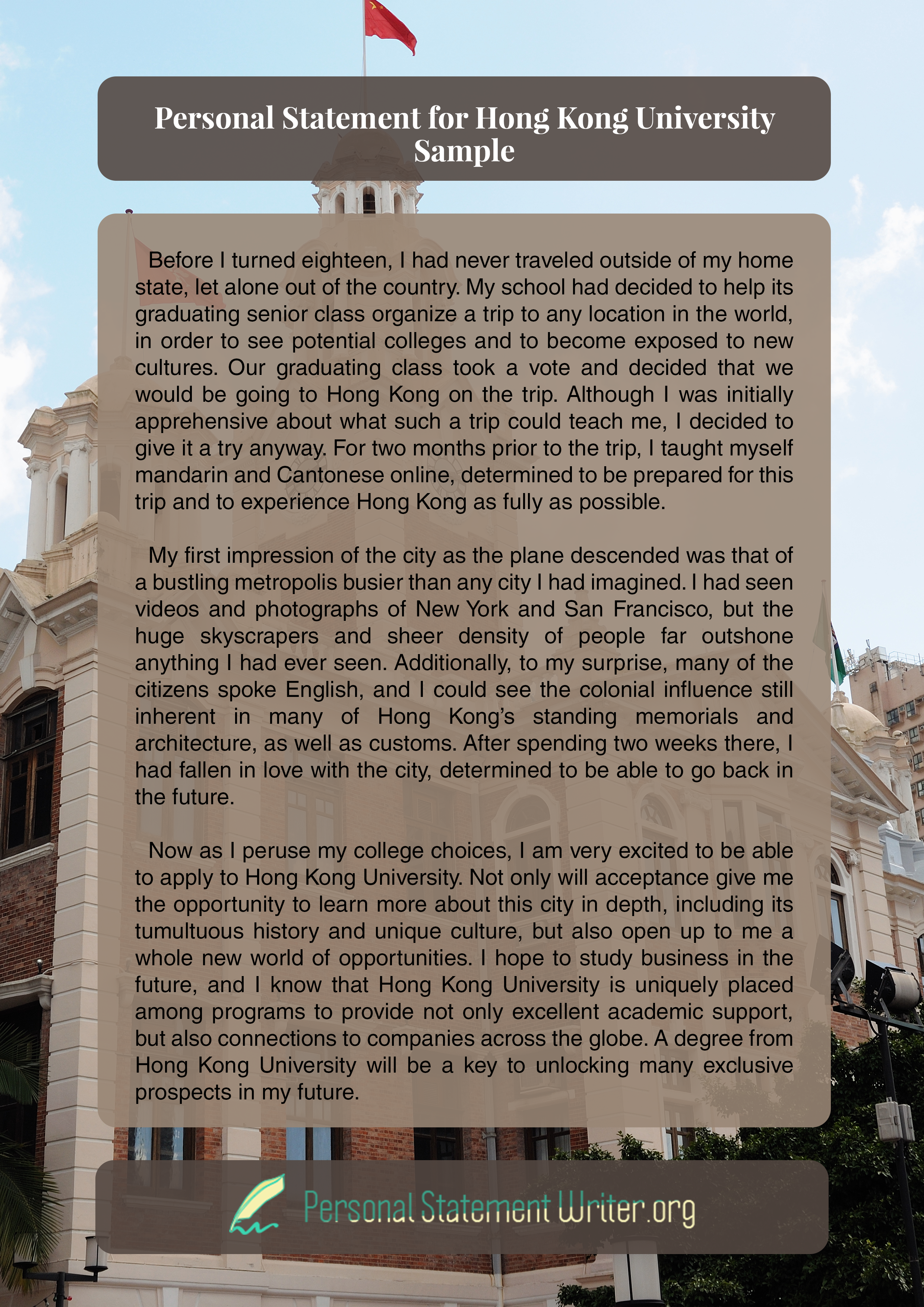 Hkust personal statement examples Hkust personal statement examples image